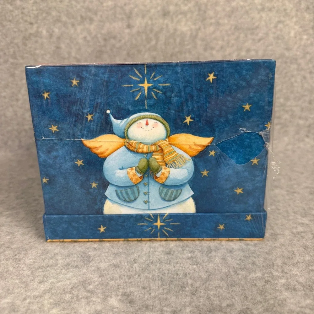 Lindy Bowman Vintage 5-Piece Christmas Nesting Gift Box Set Original Packaging